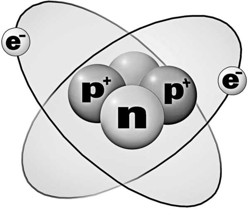 модель атома гелия